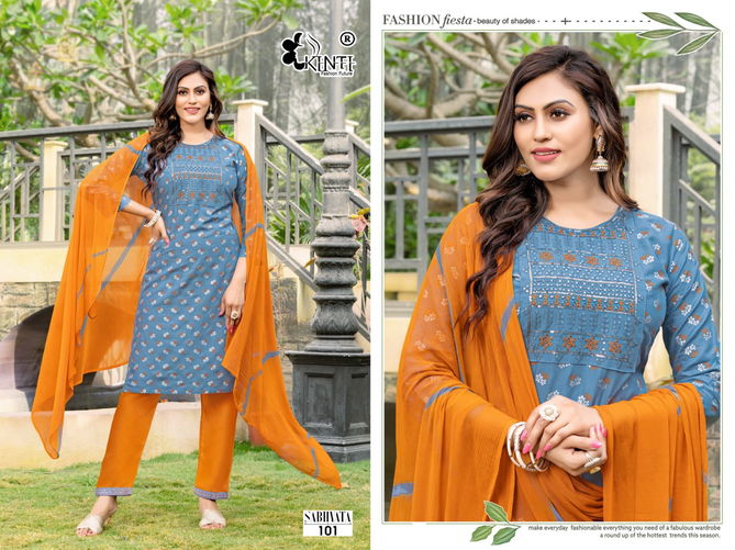 Sabhyata By Kinti Readymade Designer Salwar Suits Catalog